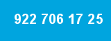 922 706 17 25 922 706 17 25